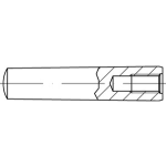 Kegelstifte mit Innengewinde ISO 8736