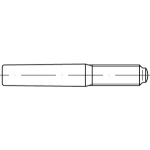 ISO 8737 - Kegelstifte m. Gewindez.
