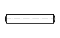 Zylinderstifte - DIN 7 - Toleranzfeld m6 - Edelstahl A1 - 10m6x100 - 50 Stück