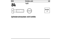 2000 St., DIN 84 4.8 Zylinderschrauben mit Schlitz - Abmessung: M 2 x 4
