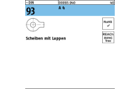 25 Stück, ~DIN 93 A 4 Scheiben mit Lappen - Abmessung: 13