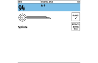 Splinte - ISO 1234/DIN 94 - Edelstahl A4 - 4x63 - 100 Stück