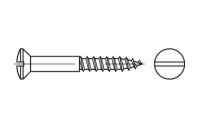 Linsensenk- Holzschrauben - DIN 95 - Edelstahl A2 - 2,5x25 - 200 Stück