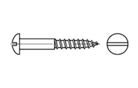 Halbrundkopf- Holzschrauben - DIN 96 - Edelstahl A2 - 4,5x40 - 200 Stück
