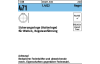 25 Stück, ~DIN 471 1.4122 Regel Sicherungsringe (Halteringe) für Wellen, Regelausführung - Abmessung: 32 x 1,5