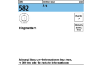 DIN 582 A 4 Ringmuttern - Abmessung: M 10, Inhalt: 10 Stück
