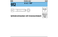 100 Stück, DIN 912 A 4 - 70 Zylinderschrauben mit Innensechskant - Abmessung: M 3 x 4*