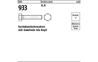 DIN 933 8.8 Sechskantschrauben mit Gewinde bis Kopf - Abmessung: M 27 x 300, Inhalt: 5 Stück