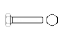DIN 961 8.8 Sechskantschrauben mit Gewinde bis Kopf, mit metrischem Feingewinde - Abmessung: M 8 x1 x 80 VE= (100 Stück)