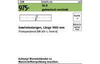 Gewindestangen - ~DIN 975 - Stahl 10.9 galvanisch verzinkt - M6x1000 - 1 Stück
