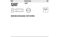2000 Stück, ISO 1207 4.8 Zylinderschrauben mit Schlitz - Abmessung: M 2 x 3