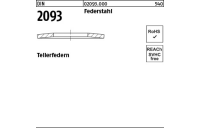 200 Stück, DIN 2093 Federstahl Tellerfedern - Abmessung: 10 x 5,2x0,5