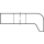 1 Stück, DIN 3568 Stahl feuerverzinkt Klemmplatten für Rohrleitungs- Aufhängungen an Doppel-T-Trägern - Abmessung: 60 / 14 - M 16