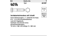 500 Stück, ISO 4014 5.6 AD W7 Sechskantschrauben mit Schaft - Abmessung: M 6 x 30