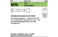 200 Stück, ISO 4014 8.8 flZn/TL 480h (zinklamellenbesch.) Sechskantschrauben mit Schaft - Abmessung: M 6 x 35