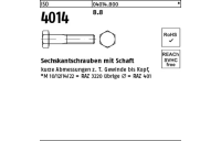 50 Stück, ISO 4014 8.8 Sechskantschrauben mit Schaft - Abmessung: M 12 x 65