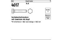 100 Stück, ISO 4017 8.8 Sechskantschrauben mit Gewinde bis Kopf - Abmessung: M 3 x 5