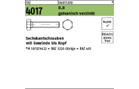 200 Stück, ISO 4017 8.8 galvanisch verzinkt Sechskantschrauben mit Gewinde bis Kopf - Abmessung: M 5 x 45