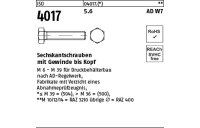25 Stück, ISO 4017 5.6 AD W7 Sechskantschrauben mit Gewinde bis Kopf - Abmessung: M 16 x 70