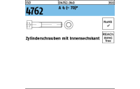 100 Stück, ISO 4762 A 4 - 70 Zylinderschrauben mit Innensechskant - Abmessung: M 2,5 x 6*