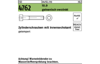 500 Stück, ISO 4762 10.9 galvanisch verzinkt Zylinderschrauben mit Innensechskant - Abmessung: M 3 x 16