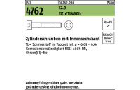 500 Stück, ISO 4762 12.9 flZn/TL 480h (zinklamellenbesch.) Zylinderschrauben mit Innensechskant - Abmessung: M 6 x 12