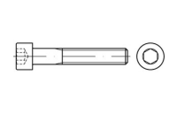 1 Stück, ISO 4762 10.9 galvanisch verzinkt Zylinderschrauben mit Innensechskant - Abmessung: M 20 x 220