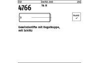 Gewindestifte mit Kegelkuppe - mit Schlitz - DIN 551/ISO 4766 - Stahl 14 H - M2,5x3 - 200 Stück