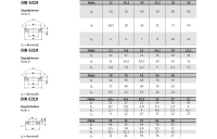 25 Stück, DIN 6319 Stahl Form D Kegelpfannen, einsatzgehärtet - Abmessung: D 19 x30 x6,2