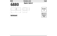 1 Stück, DIN 6880 Stahl C45+C Keilstahl - Abmessung: 5 x 5 x 1000