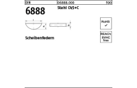 100 Stück, DIN 6888 Stahl C45+C Scheibenfedern - Abmessung: 2 x 2,6