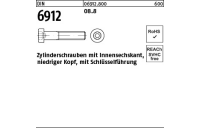 1 Stück, DIN 6912 08.8 Zylinderschrauben mit Innensechskant, niedriger Kopf, mit Schlüsselführung - Abmessung: M 36 x 70