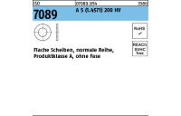 100 Stück, ISO 7089 A 5 (1.4571) 200 HV Flache Scheiben, normale Reihe, Produktklasse A, ohne Fase - Abmessung: 8