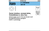 50 Stück, ISO 7089 A 4 BUMAX88 200 HV Flache Scheiben, normale Reihe, Produktklasse A, ohne Fase - Abmessung: 24