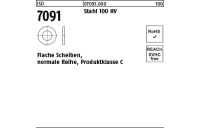 100 Stück, ISO 7091 Stahl 100 HV Flache Scheiben, normale Reihe, Produktklasse C - Abmessung: 5