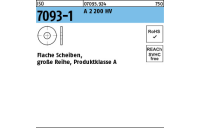 200 Stück, ISO 7093-1 A 2 200 HV Flache Scheiben, große Reihe, Produktklasse A - Abmessung: 3