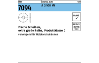 100 Stück, ISO 7094 A 2 100 HV Flache Scheiben, extra große Reihe, Produktklasse C - Abmessung: 5