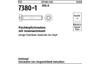 500 Stück, ISO 7380-1 010.9 Flachkopfschrauben mit Innensechskant - Abmessung: M 3 x 12