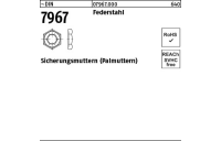 ~DIN 7967 Federstahl Sicherungsmuttern (Palmuttern) - Abmessung: M 48, Inhalt: 10 Stück