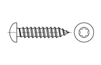 2000 Stück, ~DIN 7981 Stahl Form C-ISR galvanisch verzinkt Linsen-Blechschrauben mit Spitze, Innensechsrund - Abmessung: 2,2 x 9,5-C-T6
