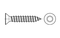 2000 Stück, ~DIN 7982 Stahl Form C-ISR galvanisch verzinkt Senk-Blechschrauben mit Spitze, Innensechsrund - Abmessung: 2,9 x 16 -C-T10