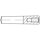 1 Stück, ISO 8736 Stahl Typ A Kegelstifte mit Innengewinde, Kegel 1 : 50, geschliffen - Abmessung: A 20 x 70