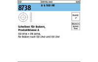 50 Stück, ISO 8738 A 4 160 HV Scheiben für Bolzen, Produktklasse A - Abmessung: 6