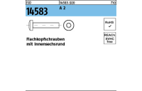 1000 Stück, ISO 14583 A 2 Flachkopfschrauben mit Innensechsrund - Abmessung: M 1,6 x 10