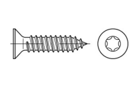500 Stück, ISO 14586 Stahl, geh. Form C galvanisch verzinkt Senkkopf-Blechschrauben mit Spitze, mit Innensechsrund - Abmessung: 3,9x 25 -C