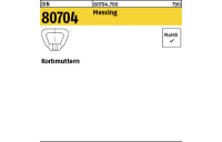 DIN 80704 Messing Korbmuttern - Abmessung: M 22, Inhalt: 5 Stück