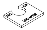 1 Stück, Artikel 82011 Stahl CW feuerverzinkt LINDAPTER-Ausgleichscheiben CW - Abmessung: M 12 / 2,5