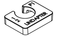 1 Stück, Artikel 82012 GTW 40 P 1-K galvanisch verzinkt LINDAPTER-Ausgleichsscheiben P 1, kurz - Abmessung: M 12 / 6,0