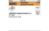 1 Stück, Artikel 82013 Temperguss P 2-K galvanisch verzinkt LINDAPTER-Ausgleichsscheiben P 2, kurz - Abmessung: M 12 / 12,0