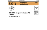 1 Stück, Artikel 82013 Temperguss P 2-K feuerverzinkt LINDAPTER-Ausgleichsscheiben P 2, kurz - Abmessung: M 12 / 12,0